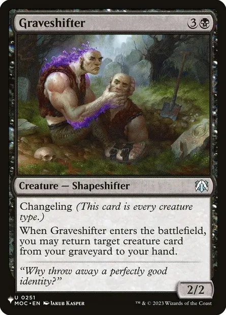 Graveshifter, Magic card PLST MOC-251 — The List set