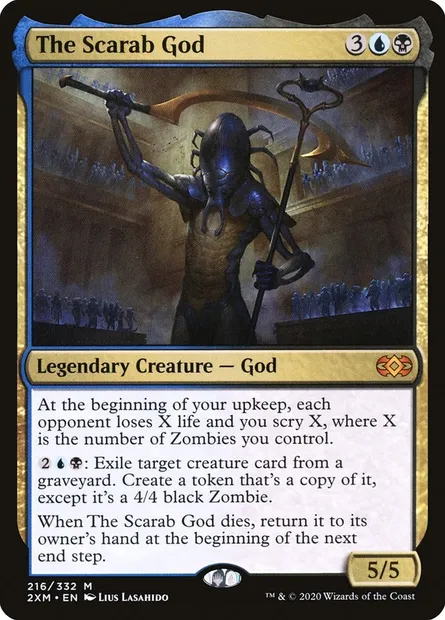 The Scarab God, Magic card 2XM 216 — Double Masters set