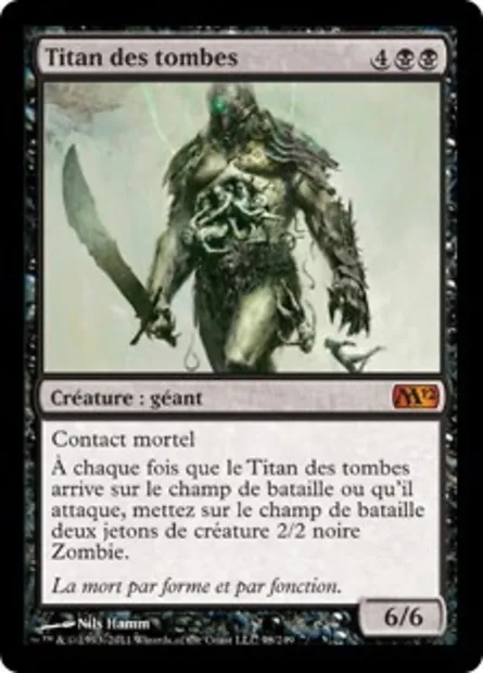 Titan des tombes, carte Magic M12 98 — extension Magic 2012