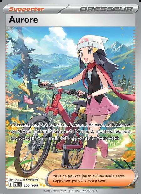 Aurore, carte Pokémon PFL 129 — extension Flammes Fantasmagoriques