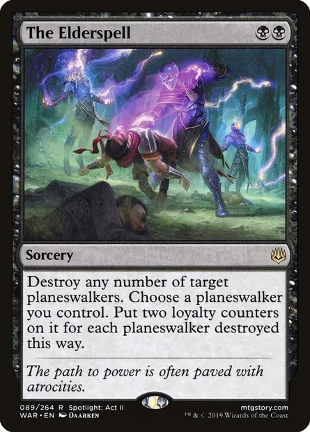 The Elderspell, Magic card WAR 89 — War of the Spark set