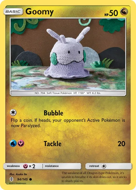 Goomy, Pokémon card GRI 94 — Guardians Rising set