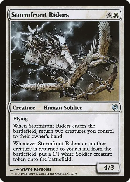 Stormfront Riders, Magic card DDF 17 — Duel Decks: Elspeth vs. Tezzeret set