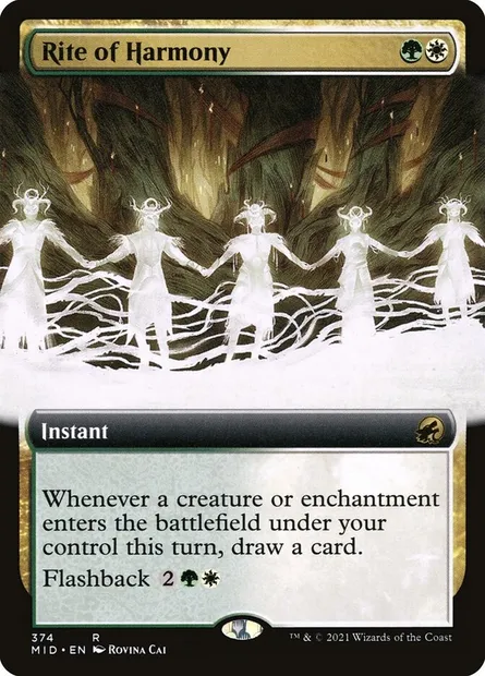 Rite of Harmony, Magic card MID 374 — Innistrad: Midnight Hunt set