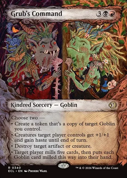 Grub's Command, Magic card ECL 340 — Lorwyn Eclipsed set