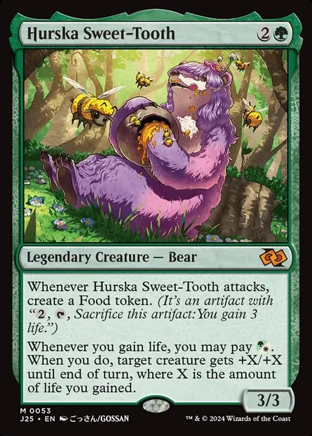 Hurska Sweet-Tooth, Magic card J25 53 — Foundations Jumpstart set