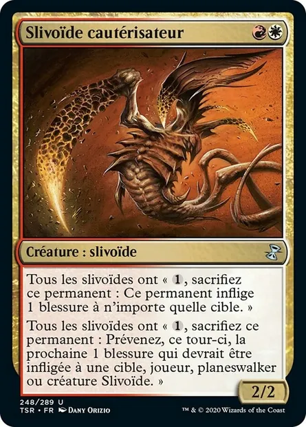 Slivoïde cautérisateur, carte Magic TSR 248 — extension Spirale Temporelle Remastered