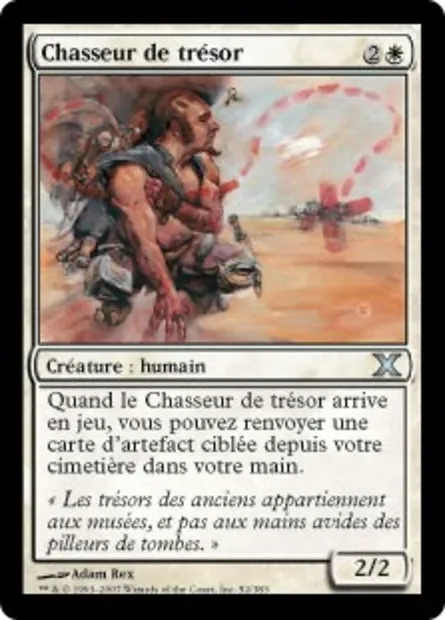 Chasseur de trésor, carte Magic 10E 52 — extension Dixième édition