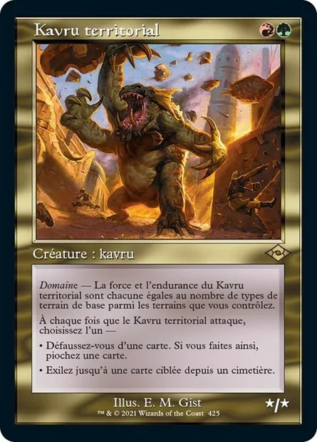 Kavru territorial, carte Magic MH2 425 — extension Horizons du Modern 2