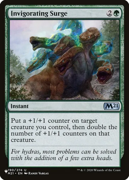 Invigorating Surge, Magic card PLST M21-190 — The List set