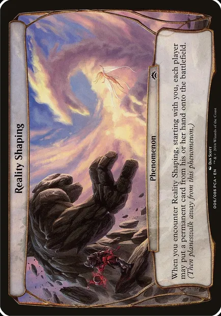Reality Shaping, Magic card OPCA 6 — Planechase Anthology Planes set