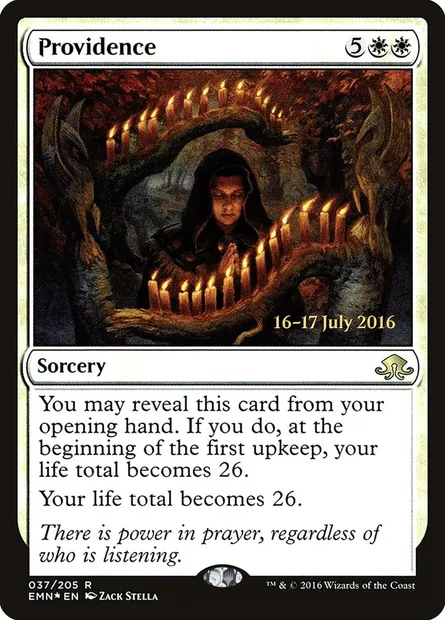 Providence, Magic card PEMN 37s — Eldritch Moon Promos set