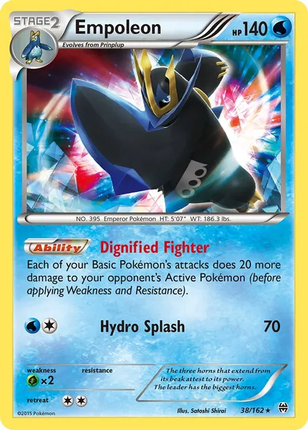Empoleon, Pokémon card BKT 38 — BREAKthrough set