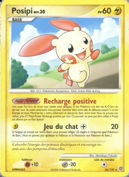 Posipi, carte Pokémon SW 36 — extension Merveilles Secrètes