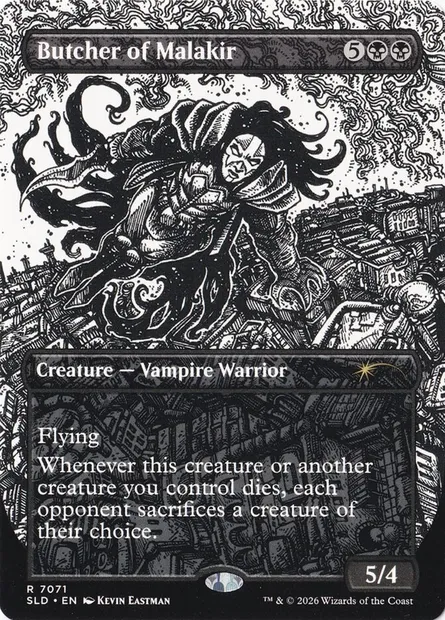 Boucher de Malakir, carte Magic SLD 7071 — extension Secret Lair Drop