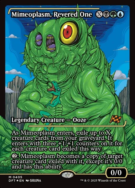 Mimeoplasm, Revered One, Magic card DFT 405 — Aetherdrift set