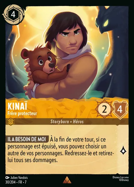 Kinaï - Frère protecteur, carte Disney Lorcana CH7-030 — extension L'île d'Archazia
