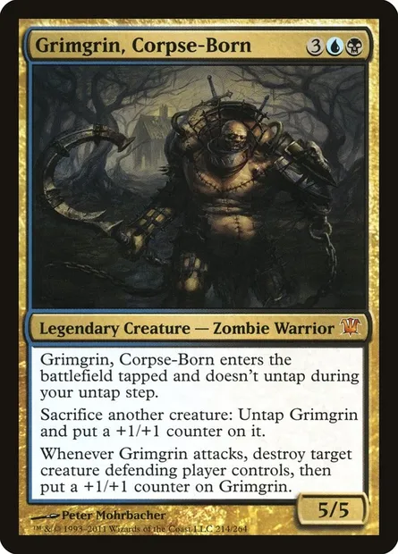 Grimgrin, Corpse-Born, Magic card ISD 214 — Innistrad set