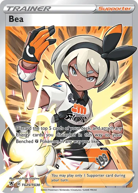 Bea, Pokémon card ASR TG25 — Astral Radiance set