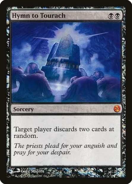 Hymn to Tourach, carte Magic V13 3 — extension From the Vault: Twenty