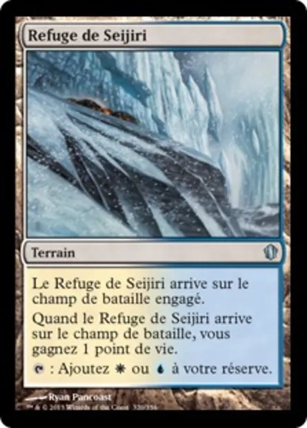 Refuge de Seijiri, carte Magic C13 320 — extension Commander 2013