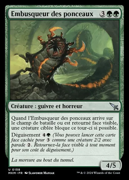 Embusqueur des ponceaux, carte Magic MKM 158 — extension Murders at Karlov Manor