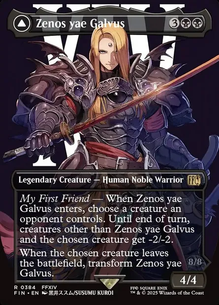 Zenos yae Galvus // Shinryu, Transcendent Rival, Magic card FIN 384 — Final Fantasy set