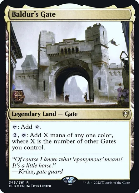 Baldur's Gate, Magic card PCLB 345s — Battle for Baldur's Gate Promos set