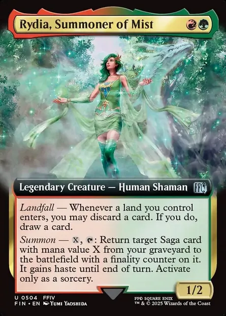 Rydia, Summoner of Mist, Magic card FIN 504 — Final Fantasy set
