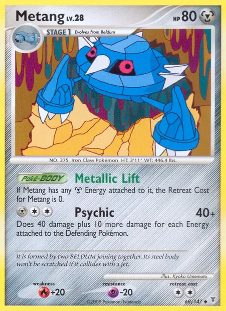 Metang, Pokémon card SV 69 — Supreme Victors set