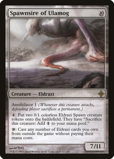 Spawnsire of Ulamog, Magic card ROE 11 — Rise of the Eldrazi set