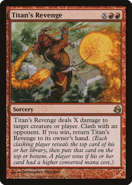 Titan's Revenge, Magic card MOR 110 — Morningtide set