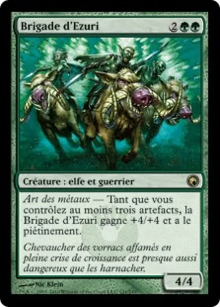 Brigade d'Ezuri, carte Magic SOM 121 — extension Cicatrices de Mirrodin