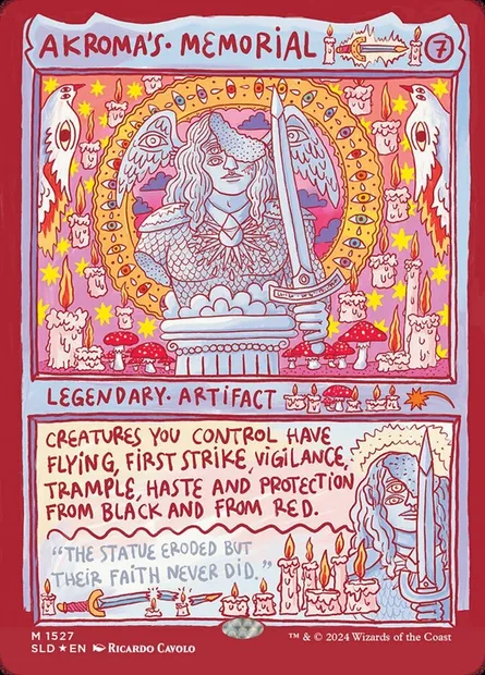Mémorial d'Akroma, carte Magic SLD 1527 — extension Secret Lair Drop