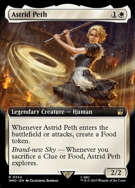 Astrid Peth, Magic card WHO 334 — Doctor Who set