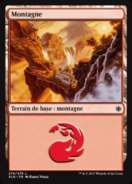 Montagne, carte Magic XLN 274 — extension Ixalan