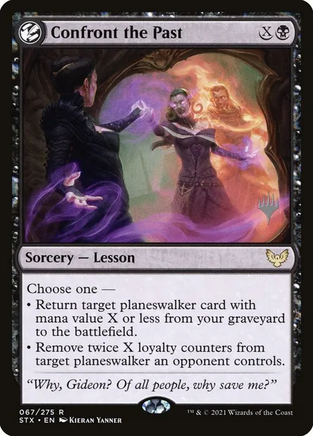 Confront the Past, Magic card PSTX 67p — Strixhaven: School of Mages Promos set