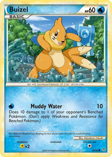 Buizel, Pokémon card UL 45 — Unleashed set