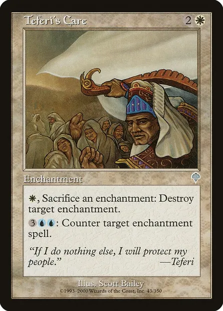 Teferi's Care, Magic card INV 43 — Invasion set
