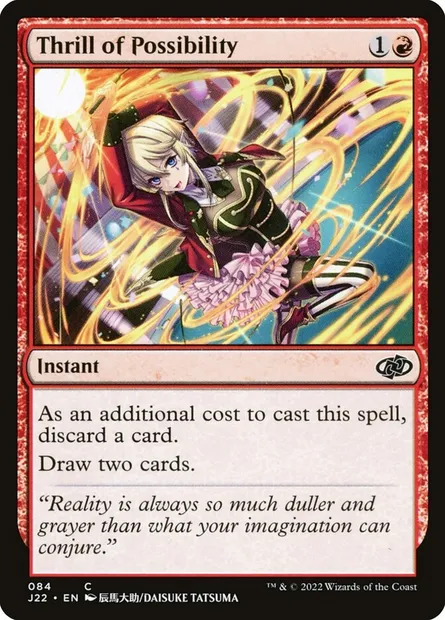Thrill of Possibility, Magic card J22 84 — Jumpstart 2022 set