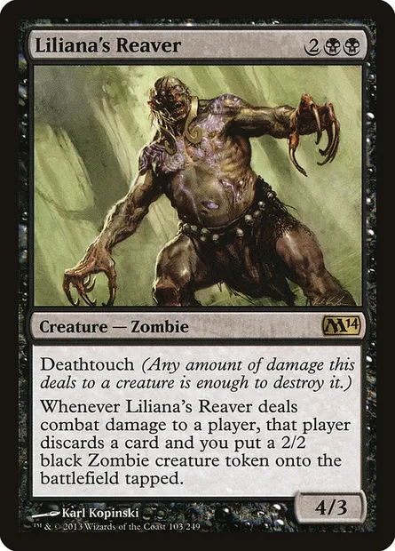 Liliana's Reaver, Magic card M14 103 — Magic 2014 set
