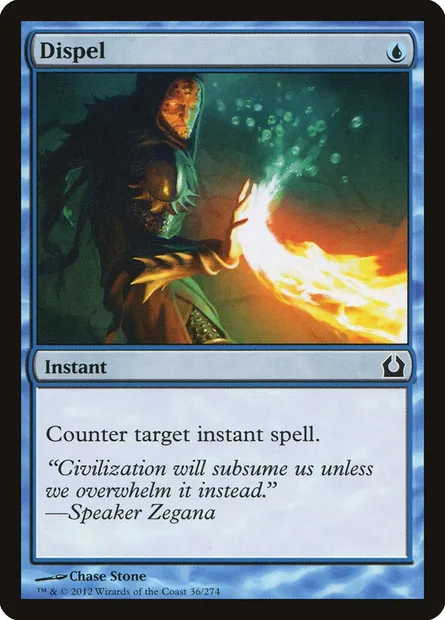 Dispel, Magic card RTR 36 — Return to Ravnica set