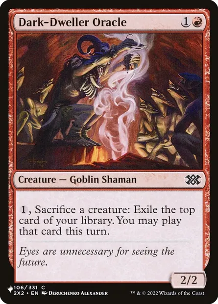 Dark-Dweller Oracle, Magic card PLST 2X2-106 — The List set