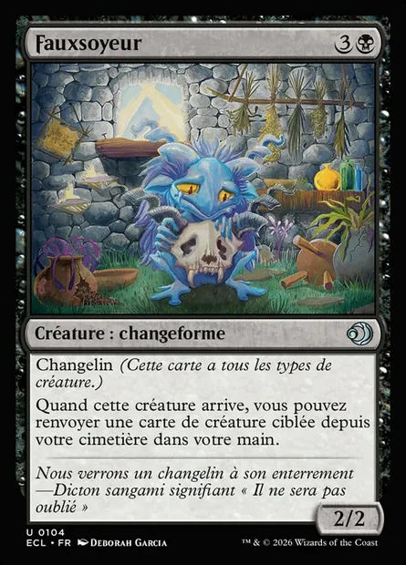 Fauxsoyeur, carte Magic ECL 104 — extension Lorwyn Eclipsed