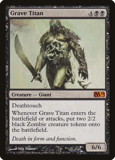Grave Titan, Magic card M11 97 — Magic 2011 set