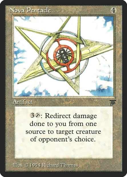 Nova Pentacle, carte Magic LEG 289 — extension Legends