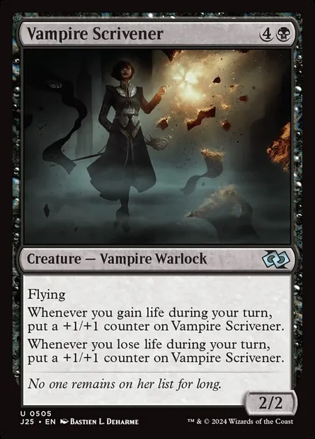 Vampire Scrivener, Magic card J25 505 — Foundations Jumpstart set