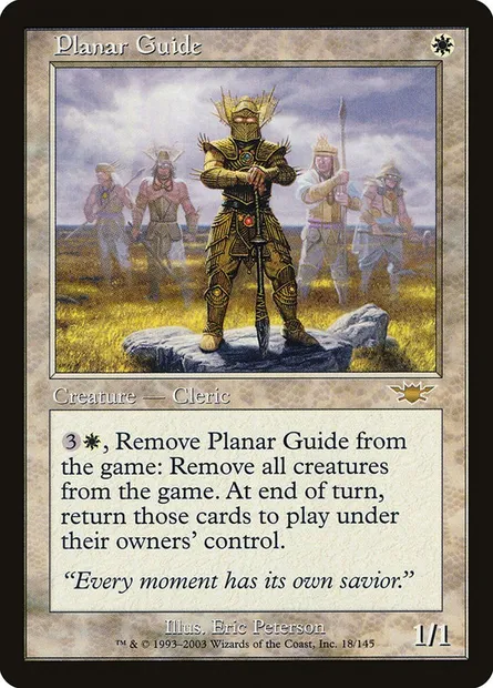 Planar Guide, Magic card LGN 18 — Legions set