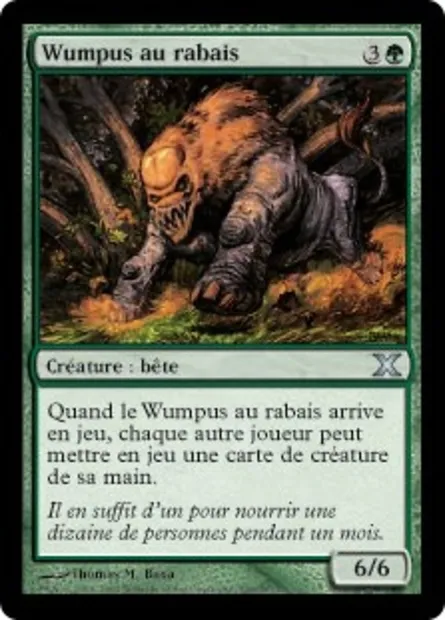 Wumpus au rabais, carte Magic 10E 269 — extension Dixième édition
