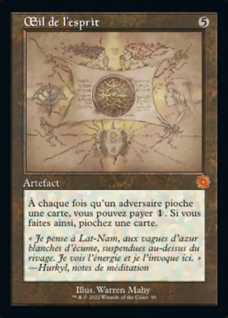 Œil de l'esprit, carte Magic BRR 96 — extension The Brothers' War Retro Artifacts